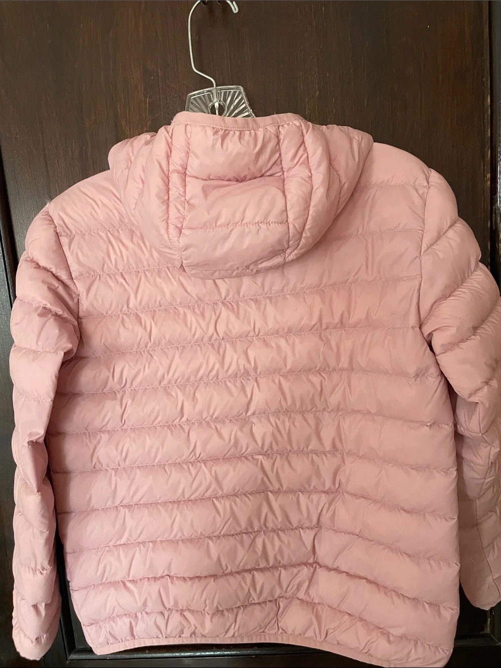 Eddie Bauer Girls Down Quilted coat Hooded Puffer Jacket 7/8